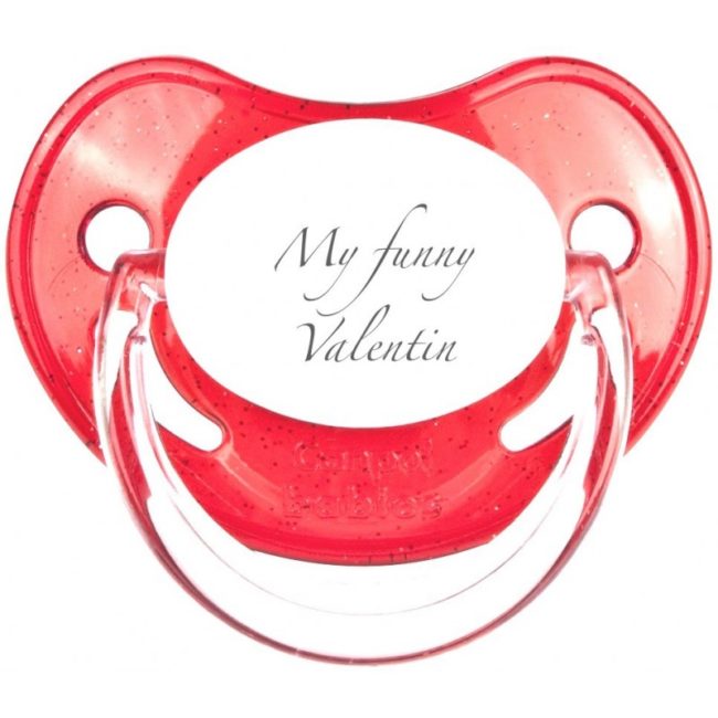 Sucette perso pré-imprimée - My funny valentine