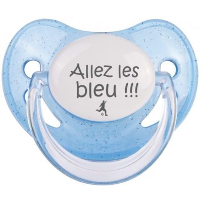 Tétine de foot - Allez les bleu