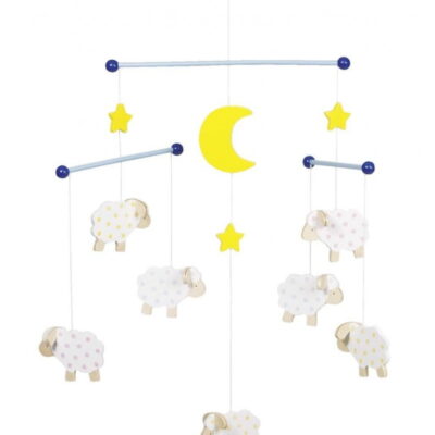 Mobile bébé - moutons