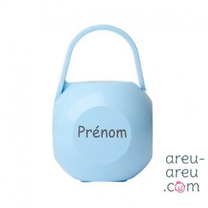 Boîte à tétine personnalisée - Bleu
