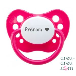 Tétine NIP Personnalisée avec Prénom – Magenta