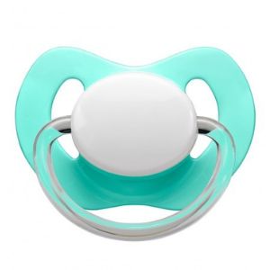 Lot de 3 Tétines Personnalisées - Vert d'Eau