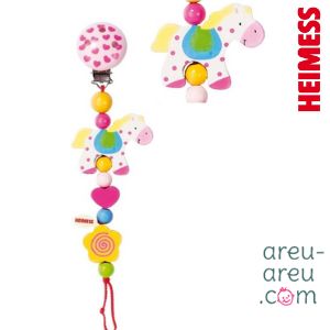 Attache Tétine en Bois – Cheval