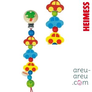 Attache Tétine en Bois – Voitures