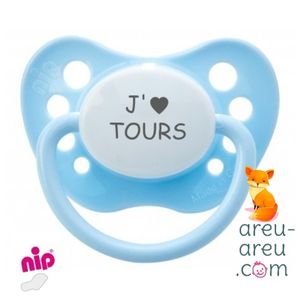 Tétine "J'aime Tours"