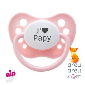 Tétine "J'aime mon papy"