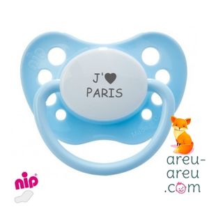 Tétine "J'aime Paris"