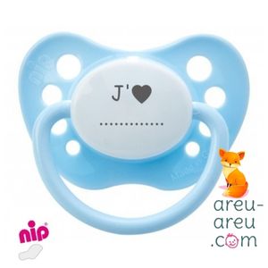 Tétine "J'aime ......."