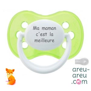Tétines "Ma maman c'est la meilleure"