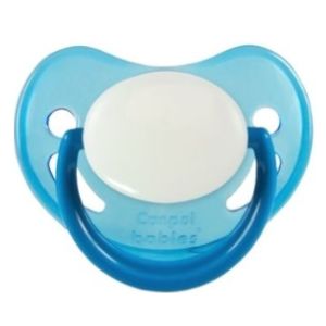 Tétine avec prénom Nature - Bleu foncé